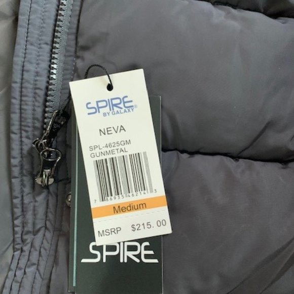 Spire by Galaxy Long Heavy weight Parka Coat - Picture 6 of 6